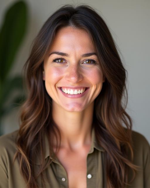 A professional and friendly headshot of Elara Finch, founder of Vole Bloom.